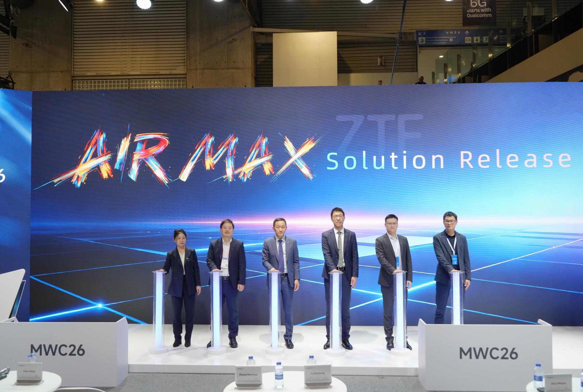 ZTE Launches AIR MAX Solution to Build the Optimal Mobile Network for the AI Era at MWC Barcelona 2026