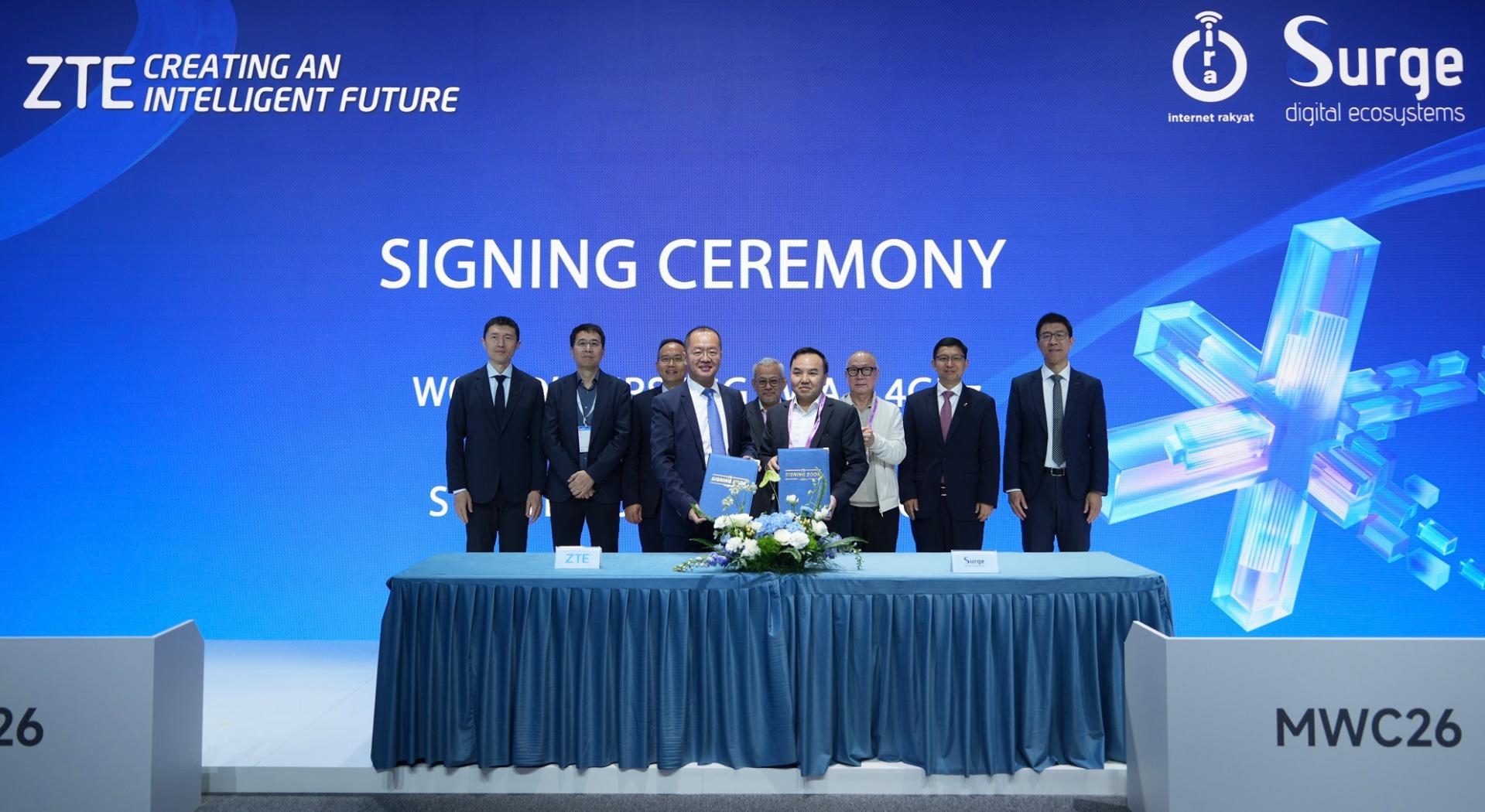ZTE and SURGE Mark Milestone Partnership to Deliver World's First Commercial 5G FWA 1.4GHz Service