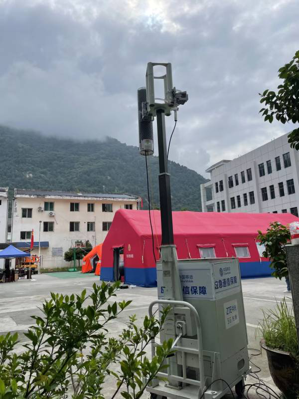 China Mobile, ZTE arrange 5G CampSite for emergency communications in earthquake-stricken area