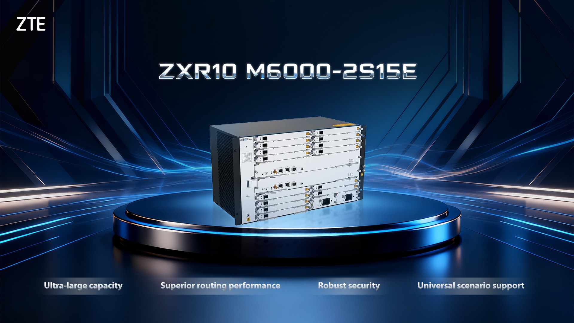 ZTE releases ZXR10 M6000-2S15E hyper-converged edge router to facilitate 5G-A network connectivity and intelligent computing upgrade