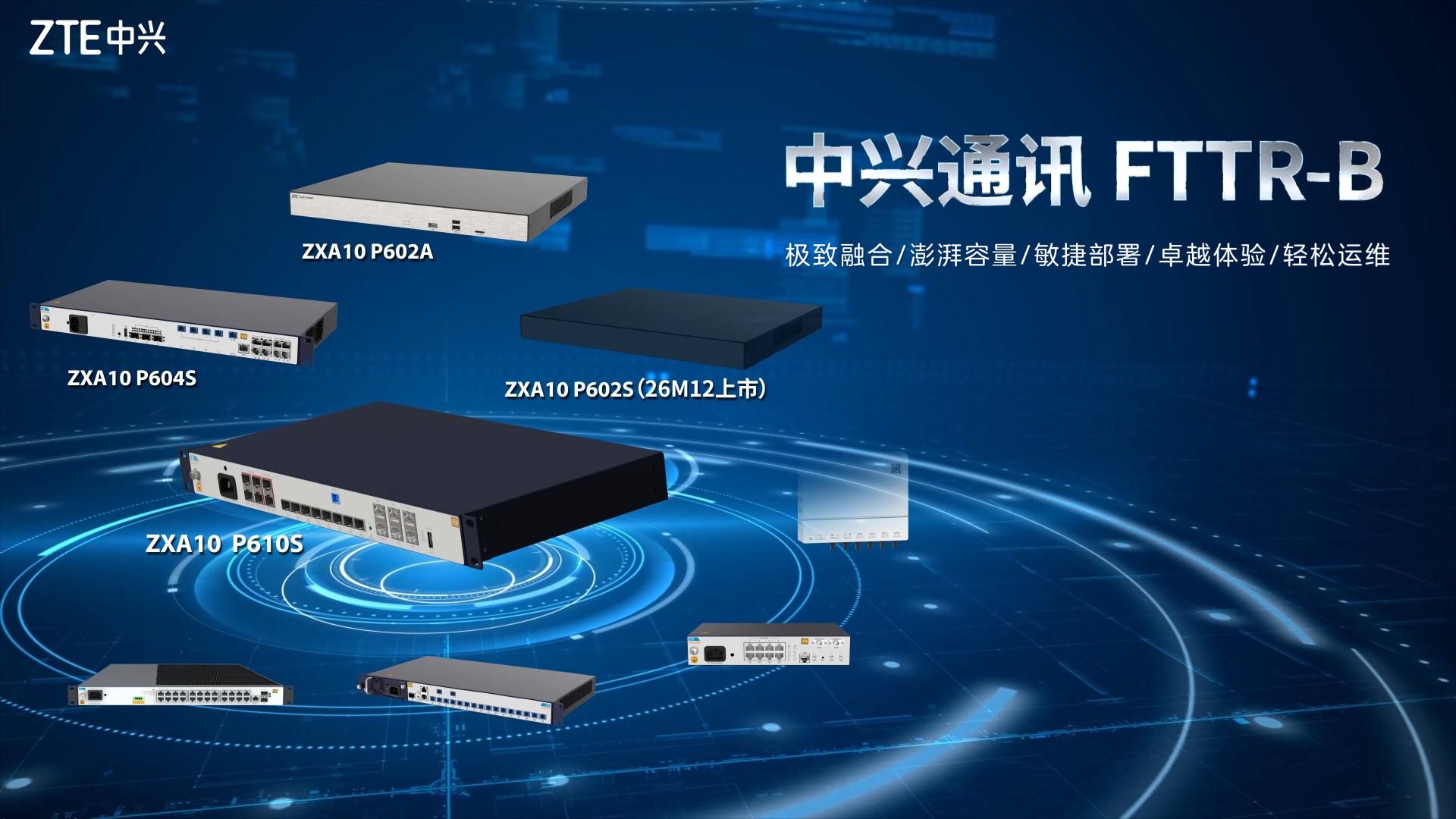 光联万企，智启新程：中兴通讯发布FTTR-B P系列第二代主网关家族新品