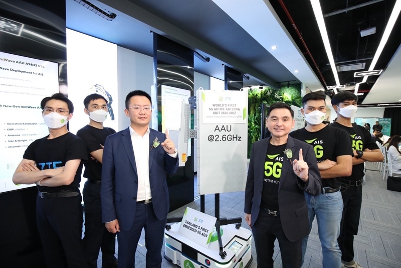 携手AIS加速5G创新 中兴通讯发布下一代RAN系列新品