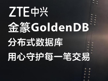 中兴通讯金篆GoldenDB支撑国有大行全行对私核心业务系统