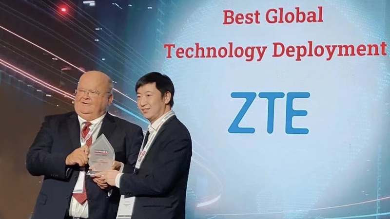 ZTE radio composer wins “Best Technology Deployment” Award at Telecom Review Leaders' Summit