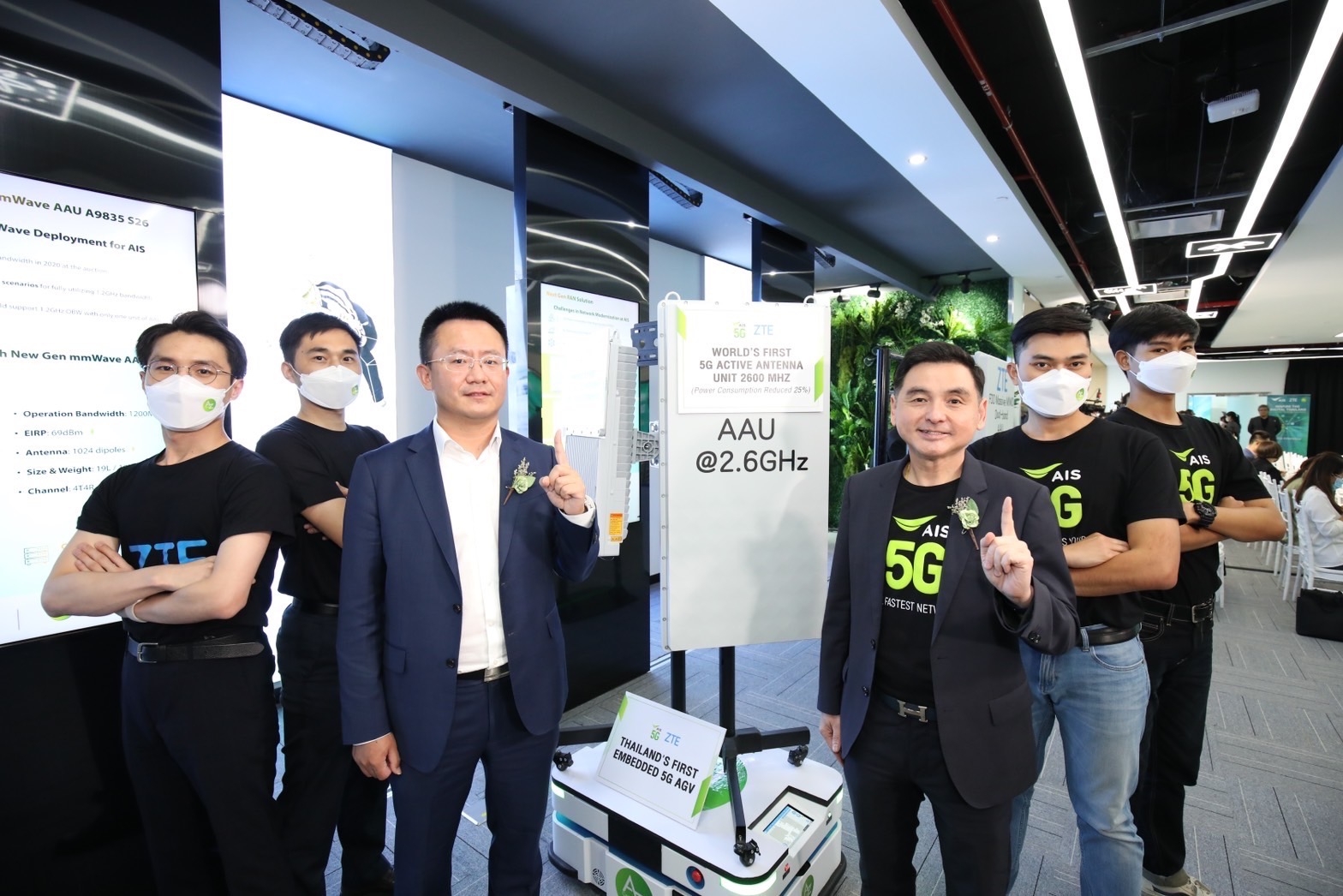 ZTE collaborates with AIS to fuel up 5G-Advanced through A-Z center in Thailand