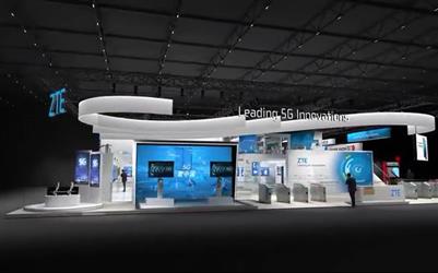 MWC19 Shanghai ZTE 3D Booth