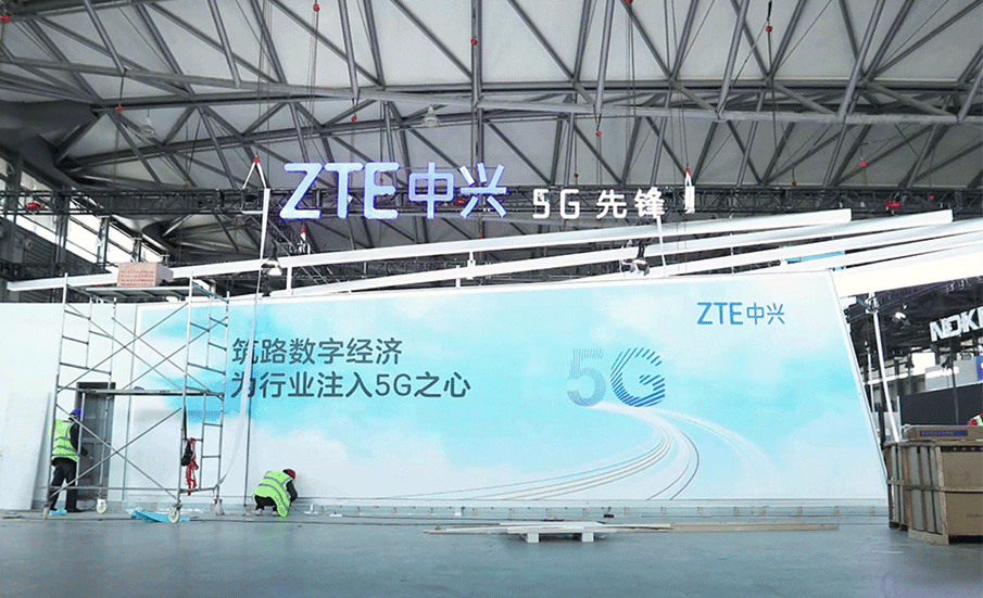 ZTE Booth Construction